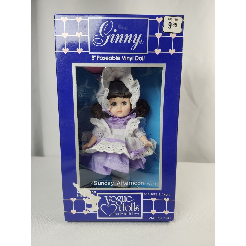Vintage Vogue Ginny Doll "Sunday Afternoon"  8" Doll 1986 Collectible NEW Sealed